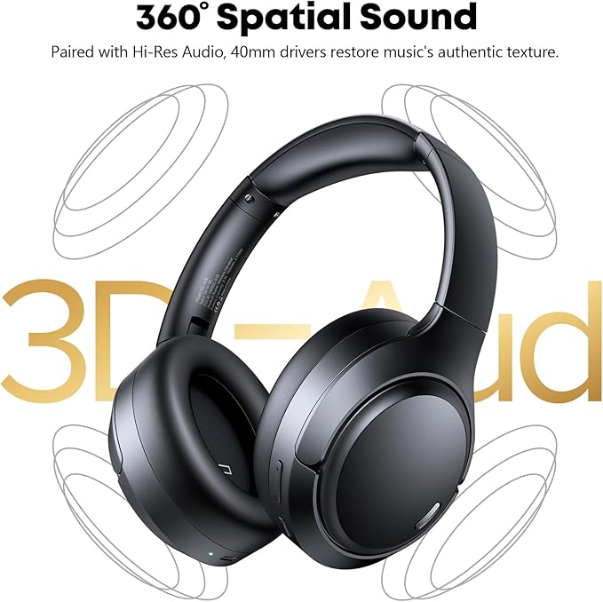 Auriculares Bluetooth ANC 120h – 6 Micrófonos ENC