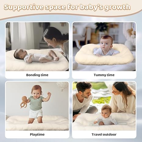 Cojín de Apoyo para Bebés – Algodón Orgánico Suave