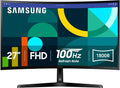 Monitor Samsung Essential 27 pulgadas Full HD, pantalla plana con marco negro delgado, ideal para trabajo y entretenimiento"