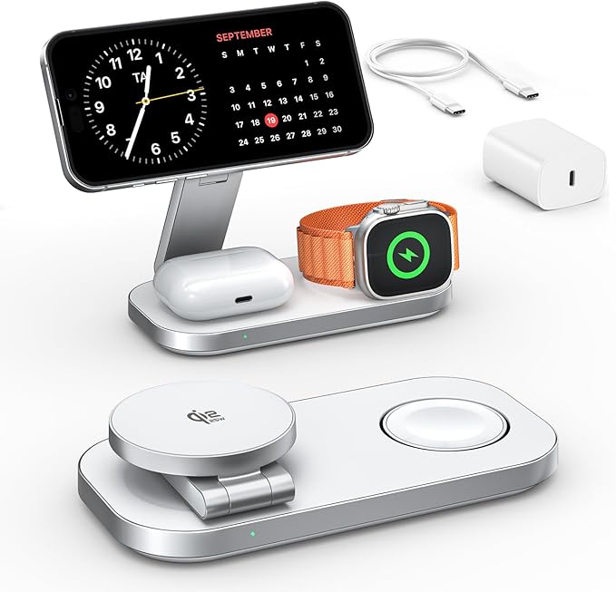 Cargador Inalámbrico 3 en 1 MagSafe – iPhone, Watch