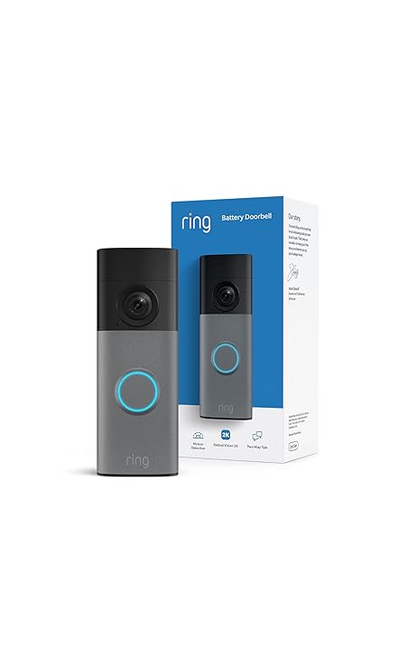 Videotimbre Inalámbrico Ring – Video 2K Gran Angular, Zoom 6x y Batería Integrada