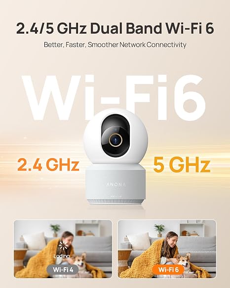 Cámara WiFi 4K Interior – Seguimiento Automático 360°