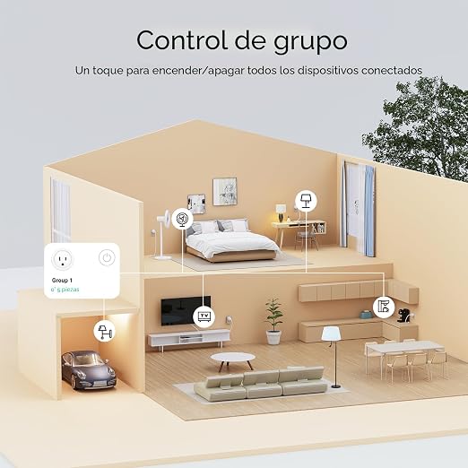 Enchufe Inteligente WiFi – Compatible Alexa y Google