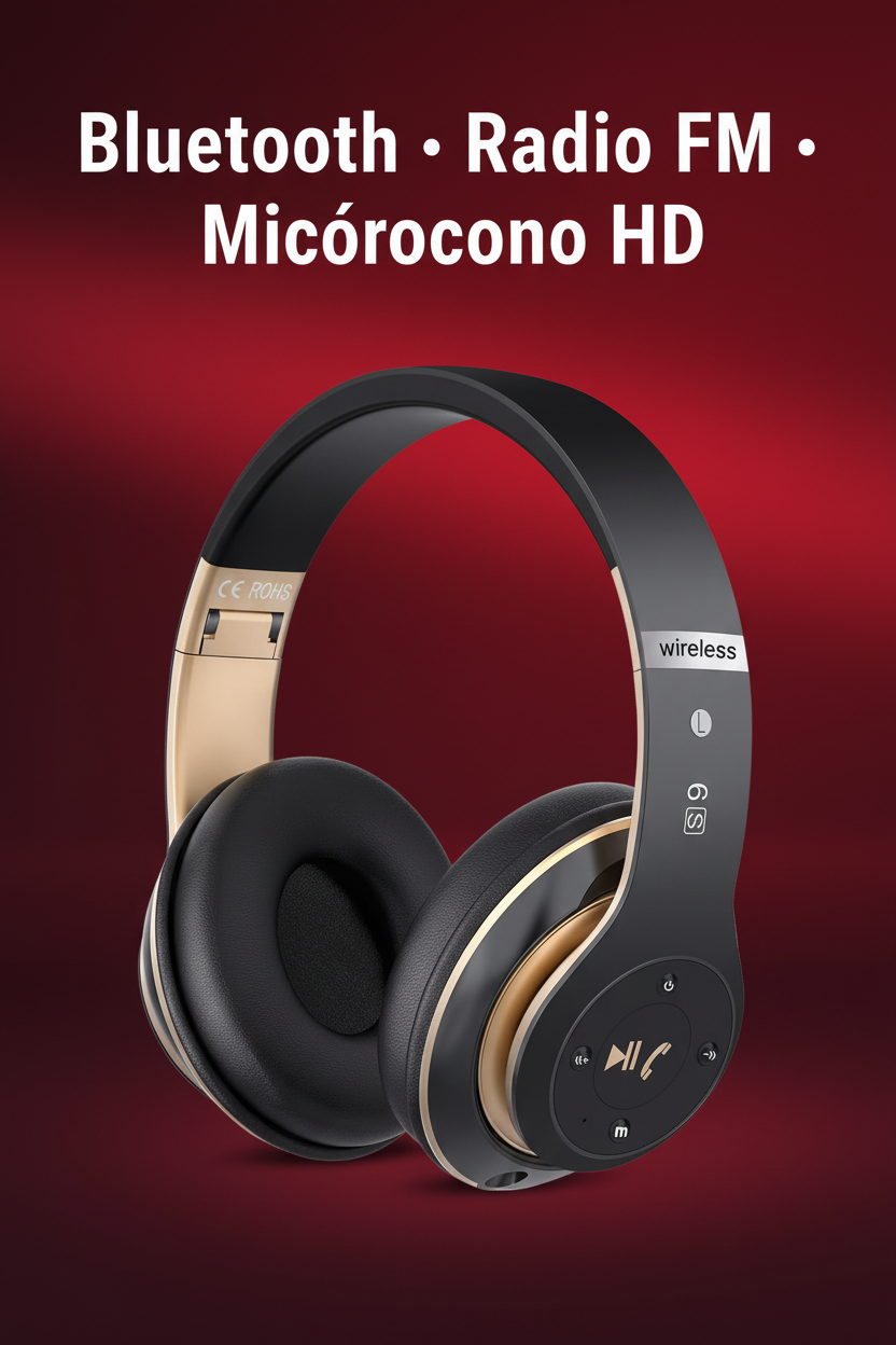 Audífonos Bluetooth 6S Pinterest